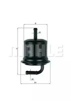 Mahle Original KL 578 Fuel filter