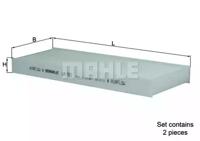 Mahle Original LA 921/S Фільтр салону Mahle Original LA 921/S Фільтр салону