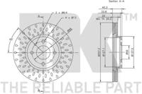 NK 312336 Brake disc