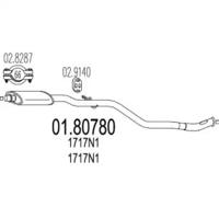 MTS 01.80780 Середній глушник вихлопних газів