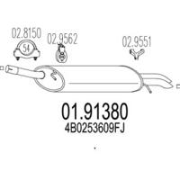 MTS 01.91380 Schalldaempfer