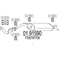 MTS 01.91590 Schalldaempfer