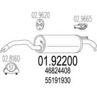 MTS 01.92200 Schalldaempfer