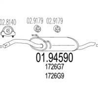 MTS 01.94590 Schalldaempfer