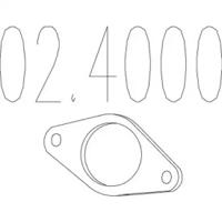 MTS 02.4000 Прокладка труби вихлопного газу