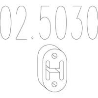 MTS 02.5030 Кронштейн системи випуску відпрацьованих газів MTS 02.5030 Кронштейн системи випуску відпрацьованих газів