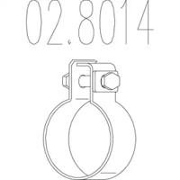 MTS 02.8014 Муфта системы выпуска