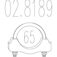 MTS 02.8189 Муфта системи випуску