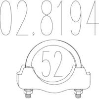 MTS 02.8194 Муфта системи випуску MTS 02.8194 Муфта системи випуску
