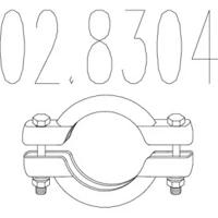 MTS 02.8304 Хомут глушителя