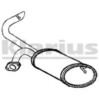 Klarius 210911 Глушитель выхлопных газов конечный Klarius 210911 Глушитель выхлопных газов конечный