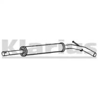 Klarius 220519 Средний глушитель выхлопных газов Klarius 220519 Средний глушитель выхлопных газов