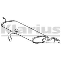 Klarius 220869 Глушник вихлопних газів кінцевий