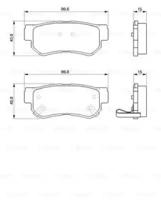 Bosch 0 986 424 728 Brake pads