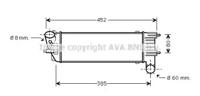 Ava PEA4204 Радіатор інтеркулера Ava PEA4204 Радіатор інтеркулера