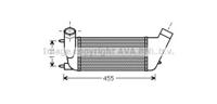 Ava PEA4347 Радіатор інтеркулера
