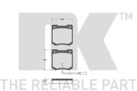 NK 221811 Brake pads