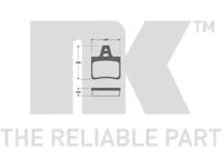NK 221923 Brake pads