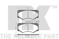NK 222331 Brake pads