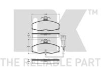 NK 222502 Brake pads