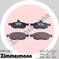 Otto Zimmermann 21394.180.1 Brake pads