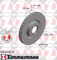 Otto Zimmermann 230.6266.20 Brake disc