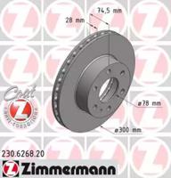 Otto Zimmermann 230.6268.20 Brake disc