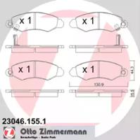 Otto Zimmermann 23046.155.1 Brake pads Otto Zimmermann 23046.155.1 Brake pads