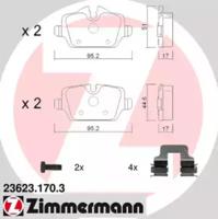 Otto Zimmermann 23623.170.3 Brake pads