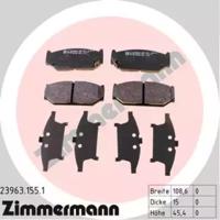 Otto Zimmermann 23963.155.1 Brake pads Otto Zimmermann 23963.155.1 Brake pads