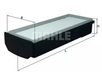 Mahle Original LX 2796/1 Фільтр повітряний Mahle Original LX 2796/1 Фільтр повітряний