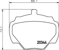Pagid T0047 Колодки тормозные Pagid T0047 Колодки тормозные