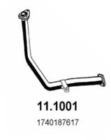 Asso 11.1001 Exhaust pipe