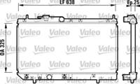 Valeo 734102 Радіатор охолодження двигуна