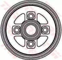 TRW DB4317 Bremstrommel