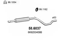Asso 58.6037 Середній глушник вихлопних газів
