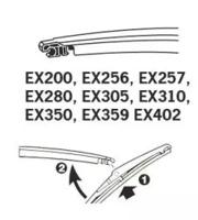 Trico EX257 Wiper blade assy