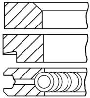 Goetze 08-331600-10 Кольца поршневые