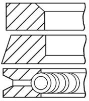 Goetze 08-336600-00 Кільця поршневі