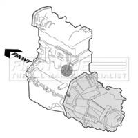 First Line/KeyParts FEM4288 Insulator engine mounting
