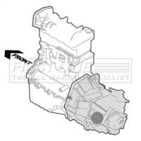 First Line/KeyParts FEM4200 Опора двигуна, КПП First Line/KeyParts FEM4200 Опора двигуна, КПП