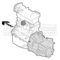 First Line/KeyParts FEM4049 Insulator engine mounting