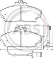 A.B.S. 36647 Brake pads