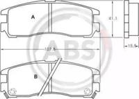 A.B.S. 36690 Колодки гальмівні
