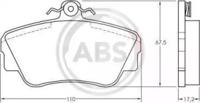 A.B.S. 36703 Brake pads