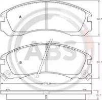 A.B.S. 36753 Колодки гальмівні