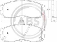 A.B.S. 36763 Колодки гальмівні