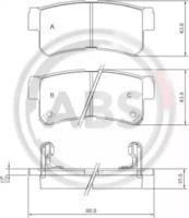 A.B.S. 37252 Brake pads