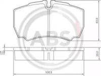 A.B.S. 37298 Brake pads