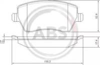 A.B.S. 37395 Brake pads